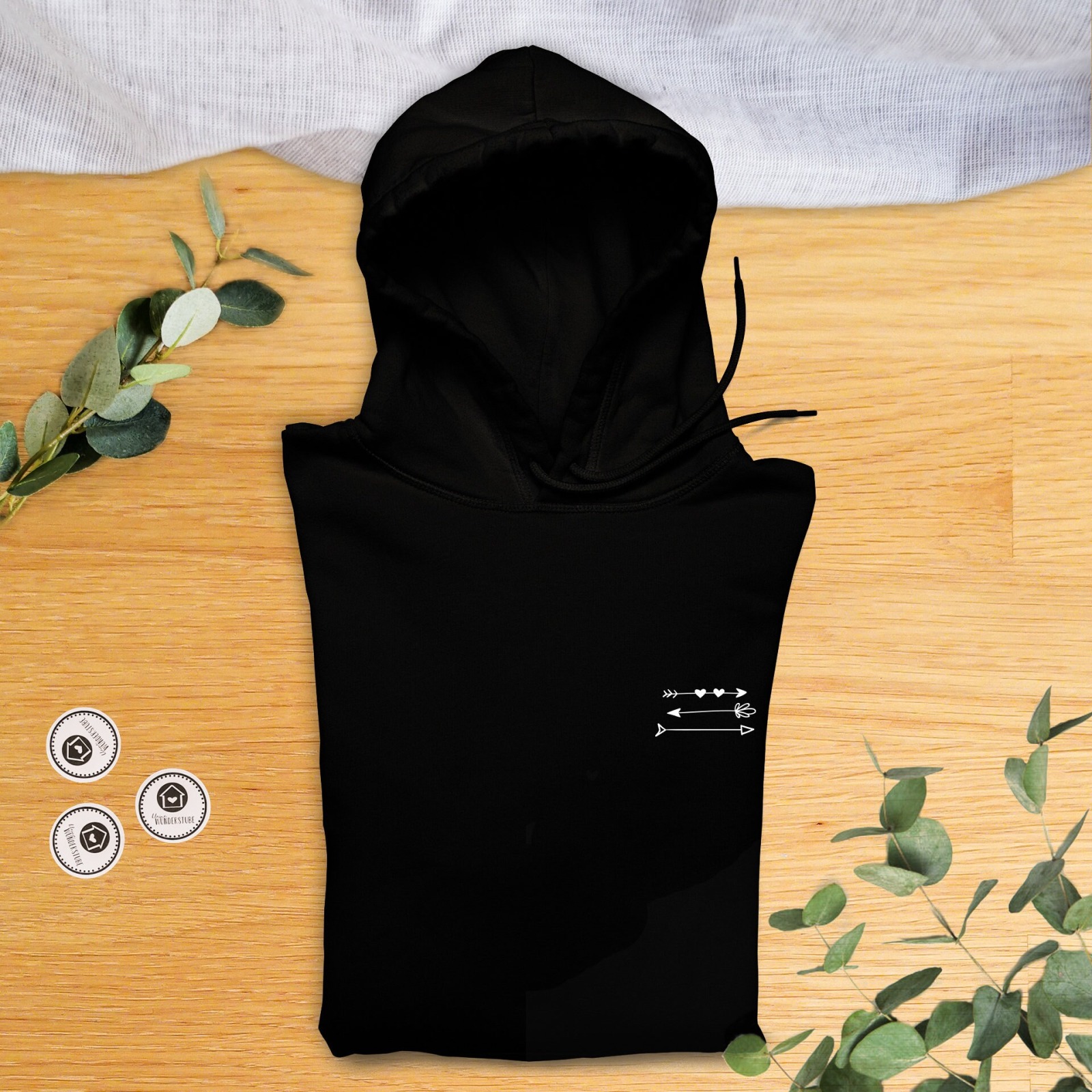Hoodie | personalisiert | Kapuzenpullover, Sweatshirt, Pfeile, Beste Freundin 2