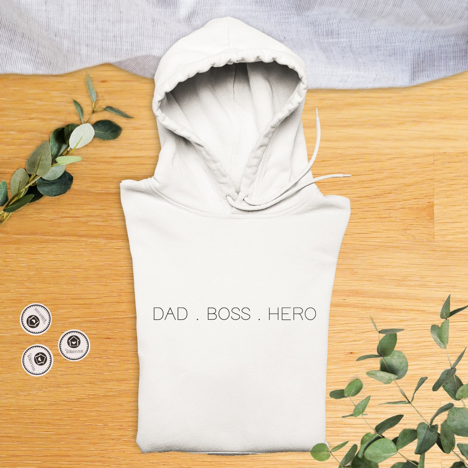 Hoodie | personalisiert | Kapuzenpullover, Sweatshirt, Spruch, Dad, Boss, Hero