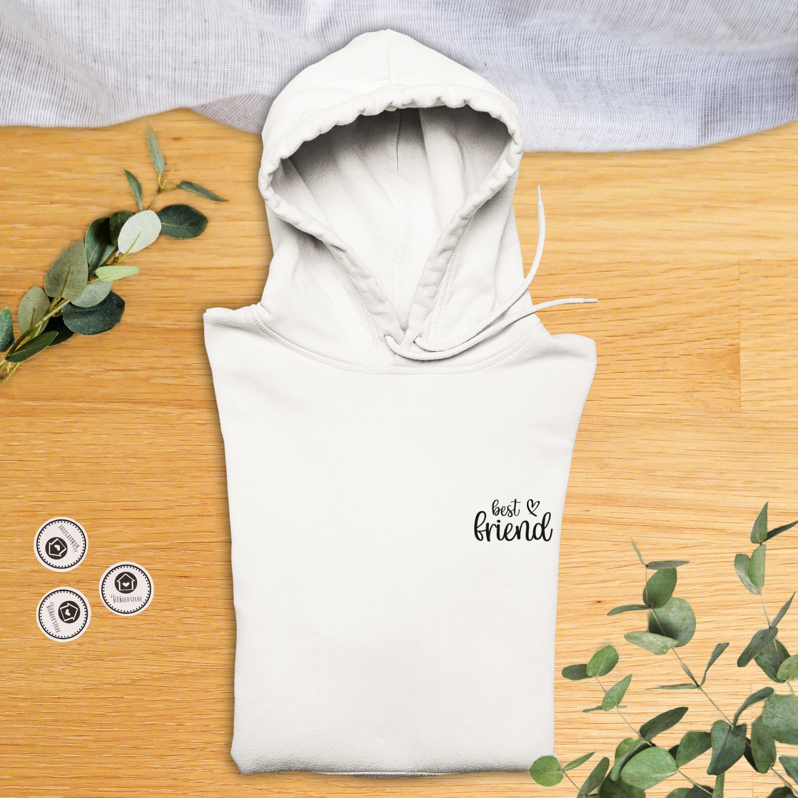 Hoodie | personalisiert | Kapuzenpullover, Sweatshirt, Spruch, Best Friend