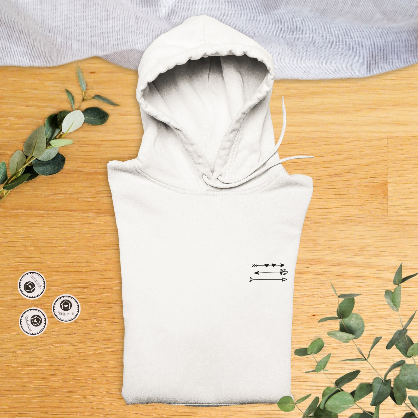 Hoodie | personalisiert | Kapuzenpullover, Sweatshirt, Pfeile, Beste Freundin