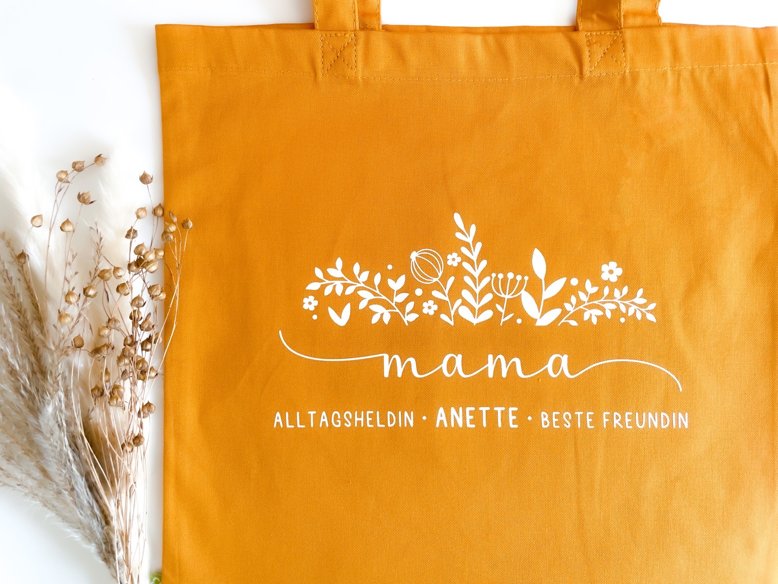 Stoffbeutel für Mama Premium Jutebeutel hochwertige Qualität Muttertagsgeschenk personalisiert