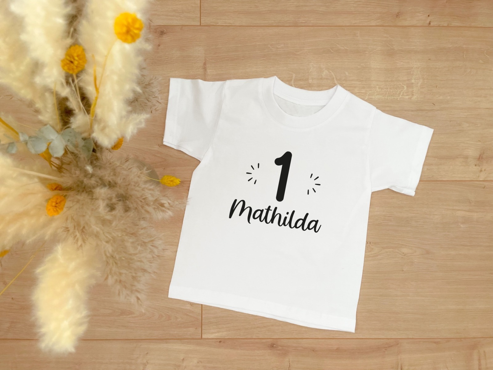 Personalisiertes Geburtstags T-Shirt | Geburtstag Kinder Shirt | Zahl mit Namen