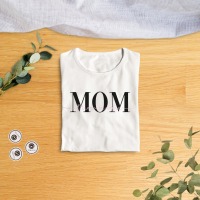 T Shirt | BioBaumwolle | Mom+Kindernamen, Mama, Beste Freundin, Spruch, personalisiert,