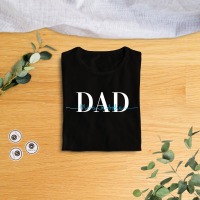 T Shirt | BioBaumwolle | Dad+Kindernamen, Papa, Spruch, personalisiert, Vatertag 2