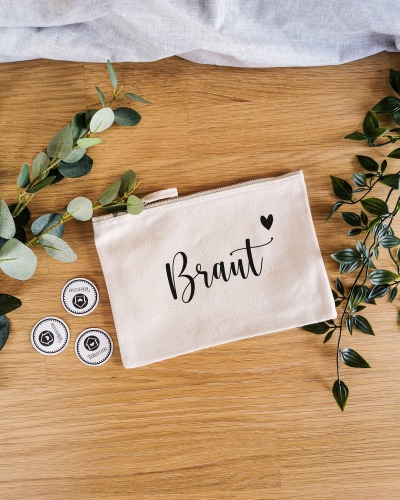 Kosmetiktasche Accessory case personalisiert Braut Geschenk individuell - Für die Braut