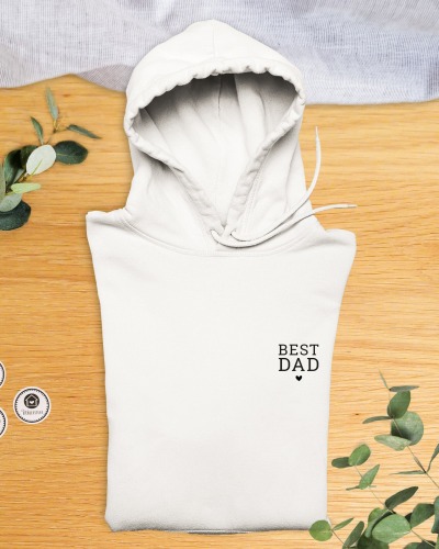 Hoodie | personalisiert | Kapuzenpullover Sweatshirt Spruch Best Dad - Kleider machen Leute