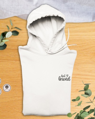 Hoodie | personalisiert | Kapuzenpullover Sweatshirt Spruch Best Friend - Kleider machen Leute