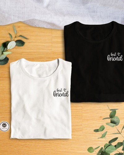 Partnershirts Best Friend 2er Set T-Shirts Geschenk - Kleider machen Leute