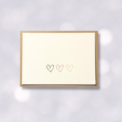 Valentinstagskarte Hochzeitskarte Postkarte mit Herz - Karte zum Valentinstag zur Hochzeit Verlobung