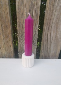Mini-Kerzenständer mit Rillen für Stabkerzen 8