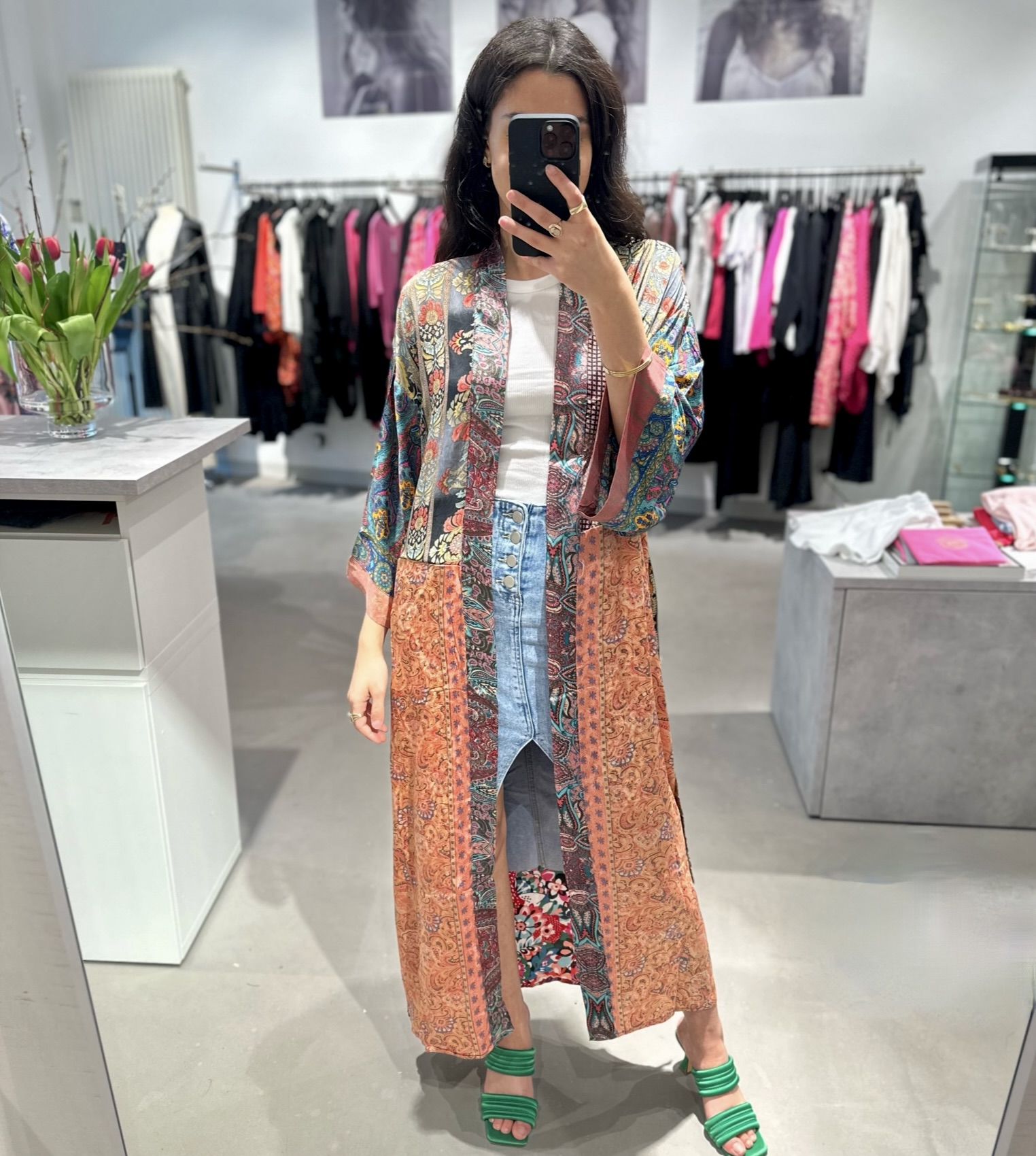 Ava Seiden-Kimono Patchwork 1069