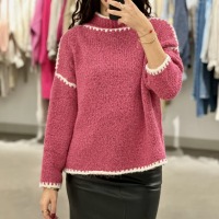 Ava Oversize Pullover mit Ziernaht 2