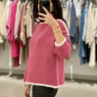 Ava Oversize Pullover mit Ziernaht 3