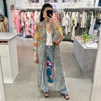 Ava Seiden-Kimono Patchwork 27 - Einzelstück