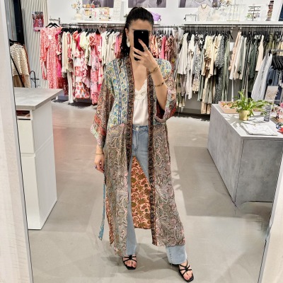 Ava Seiden-Kimono Patchwork 39 - Einzelstück