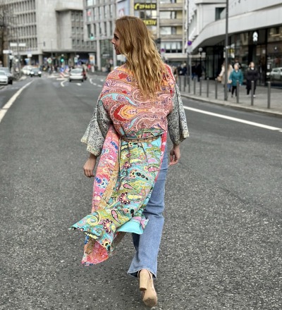 Ava Seiden-Kimono Patchwork 1023 - Einzelstück