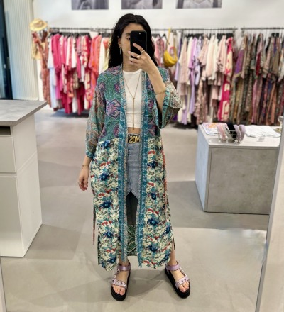 Ava Seiden-Kimono Patchwork 1225 - Einzelstück