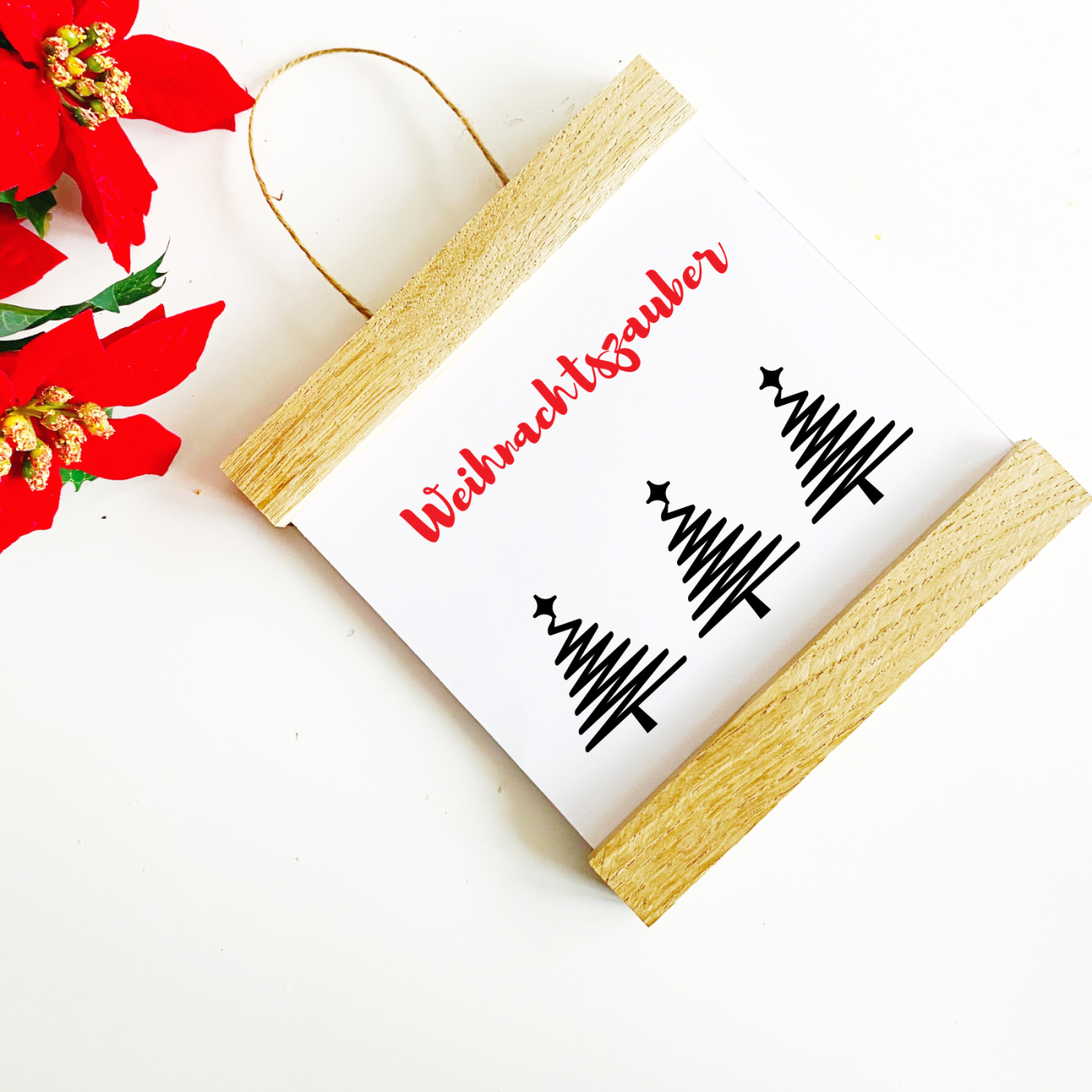 Holzschild Türschild Weihnachten - Geschenkidee für Freunde Familie und Kollegen mehrere Motive 6