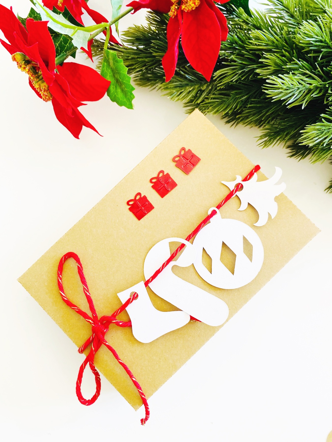 Bastelset für Weihnachten DIY Kit Weihnachtskarten basteln Weihnachtsgeschenke verpacken Ideen 6