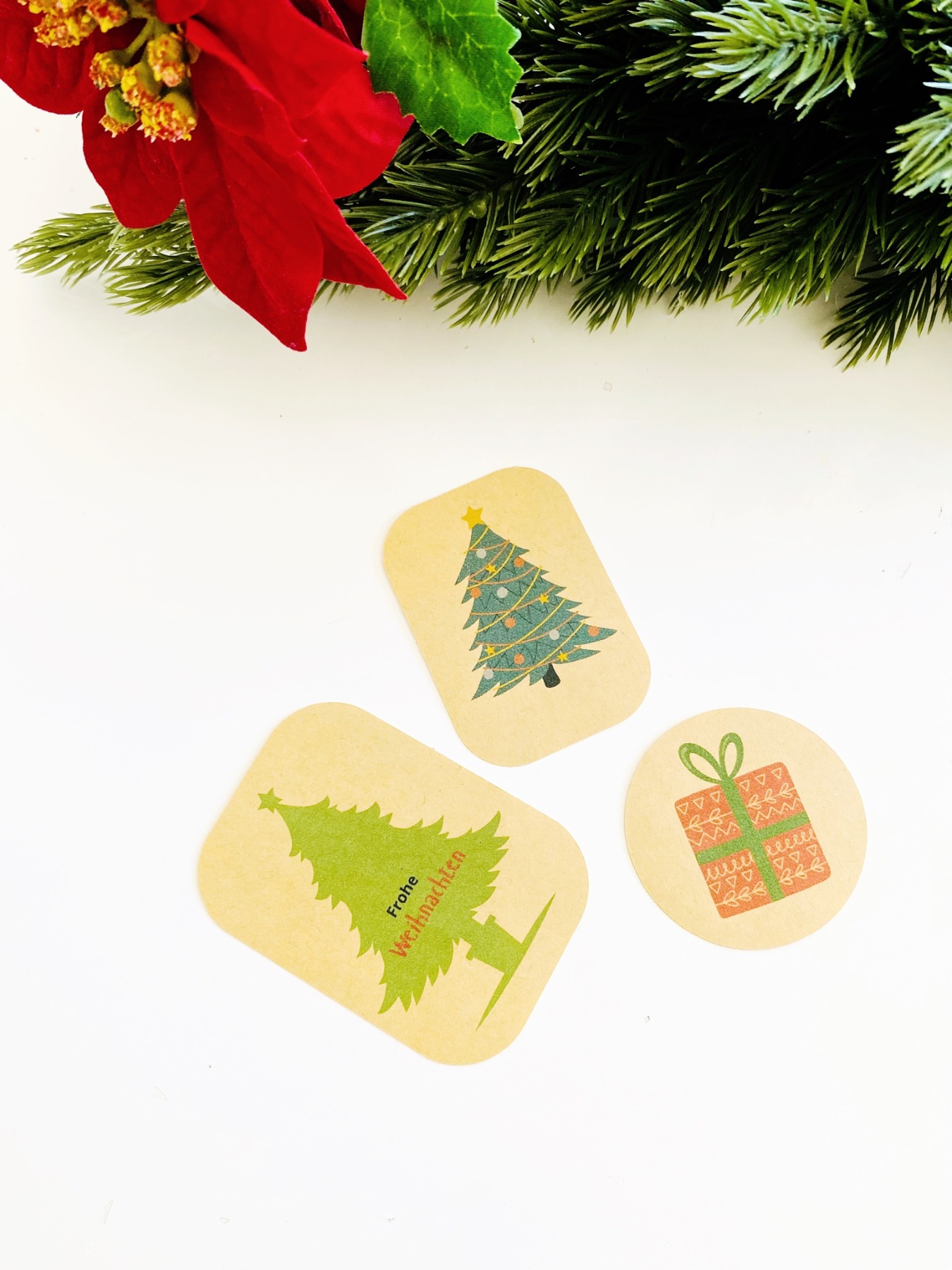 Bastelset für Weihnachten DIY Kit Weihnachtskarten basteln Weihnachtsgeschenke verpacken Ideen 13
