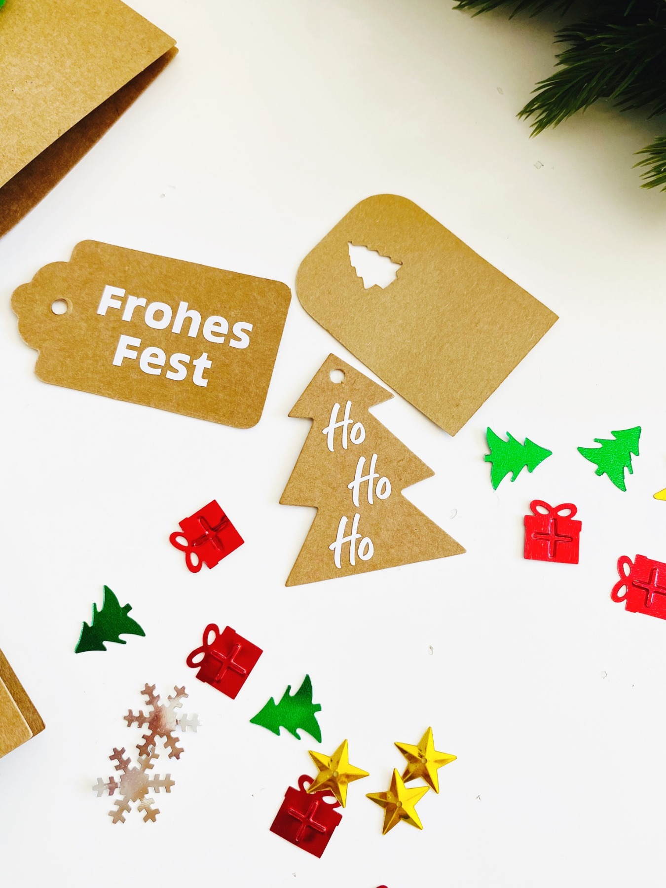 Bastelset für Weihnachten, DIY Kit Weihnachtskarten basteln, Weihnachtsgeschenke verpacken Ideen 18