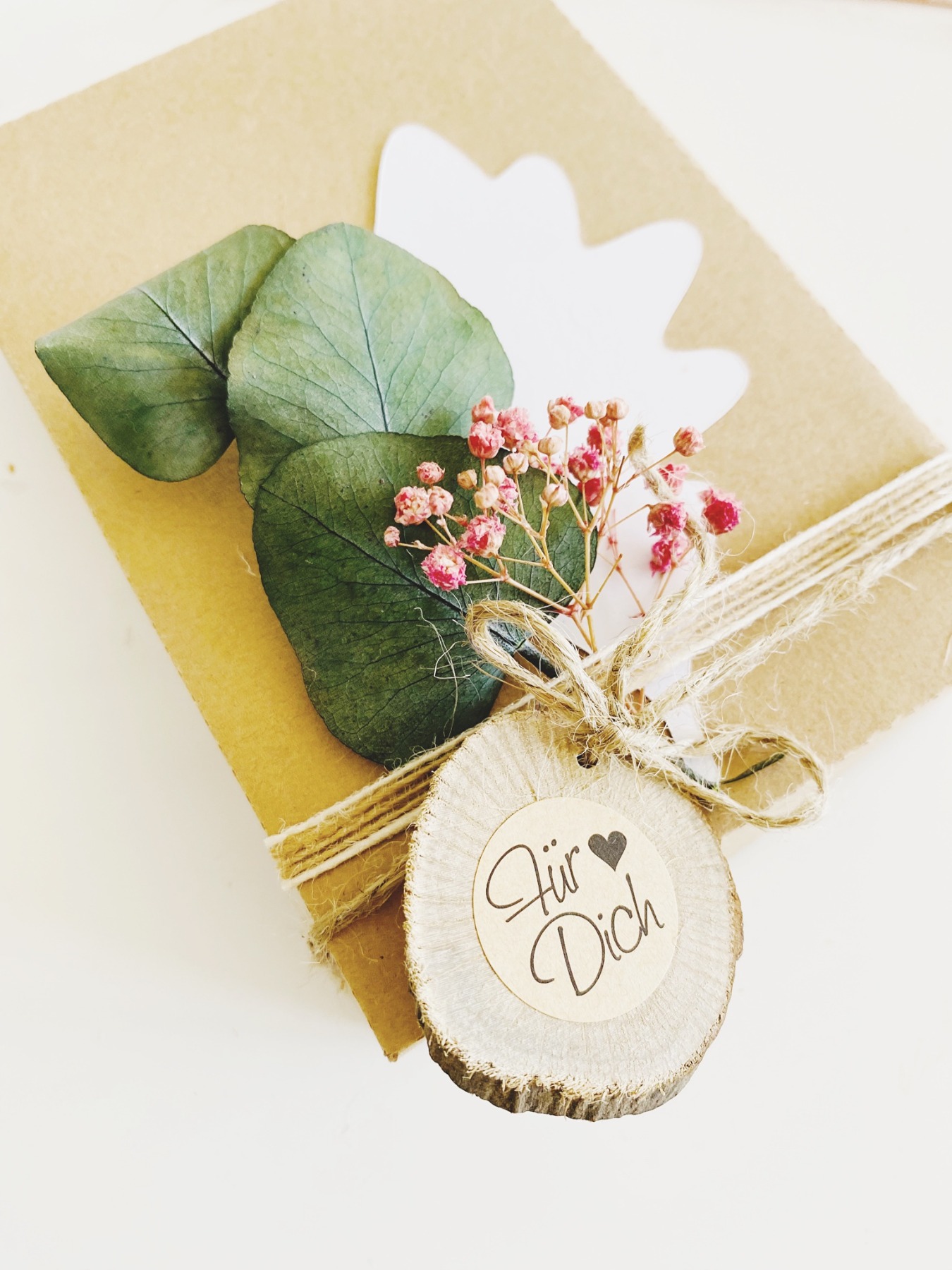 Geschenkbox mit Trockenblumen Für Dich zum Geburtstag 8