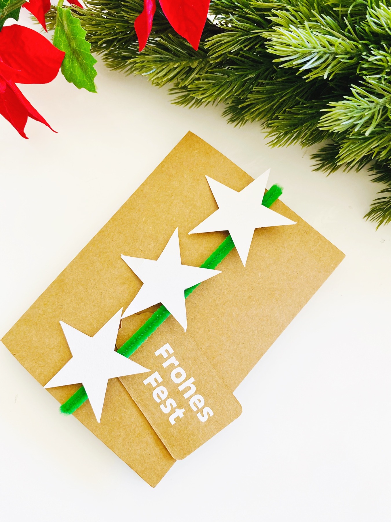 Bastelset für Weihnachten DIY Kit Weihnachtskarten basteln Weihnachtsgeschenke verpacken Ideen 24