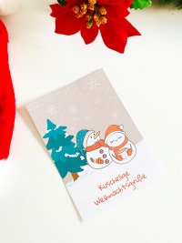 Tierische Weihnachten Weihnachtskarten Set 8 Stück, Postkarten 5