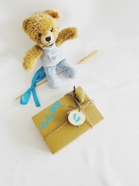 Geschenkbox zur Geburt eines Babyjungen, Geldgeschenk Willkommen Baby Boy