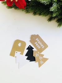 Bastelset für Weihnachten, DIY Kit Weihnachtskarten basteln, Weihnachtsgeschenke verpacken Ideen 8