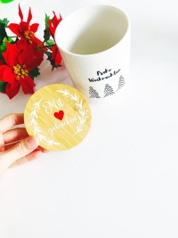 Keksdose Frohe Weihnachten Mit Liebe gebacken - Weihnachtsgeschenk, Vorratsdose Keramik weiß 3