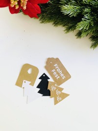 Bastelset für Weihnachten, DIY Kit Weihnachtskarten basteln, Weihnachtsgeschenke verpacken Ideen 12