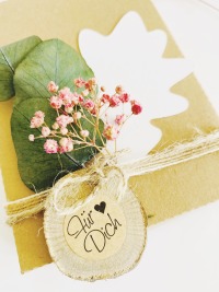 Geschenkbox mit Trockenblumen Für Dich zum Geburtstag 5