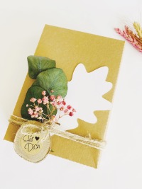 Geschenkbox mit Trockenblumen Für Dich zum Geburtstag 6