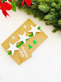 Bastelset für Weihnachten, DIY Kit Weihnachtskarten basteln, Weihnachtsgeschenke verpacken Ideen 26