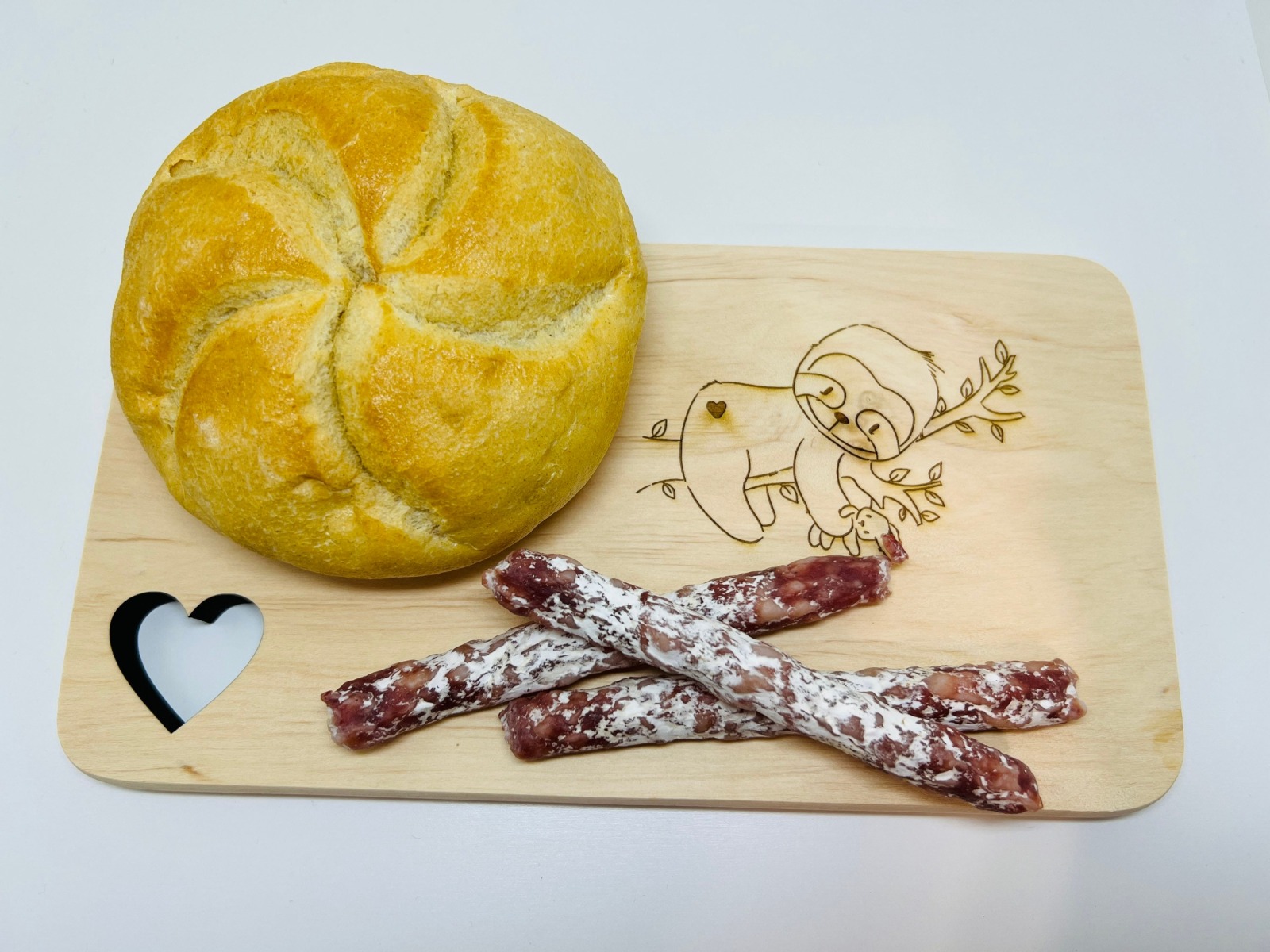 Holz Schneidebrett Frühstücksbrettchen personalisiert wunderschönes Brettchen für Kinder mit