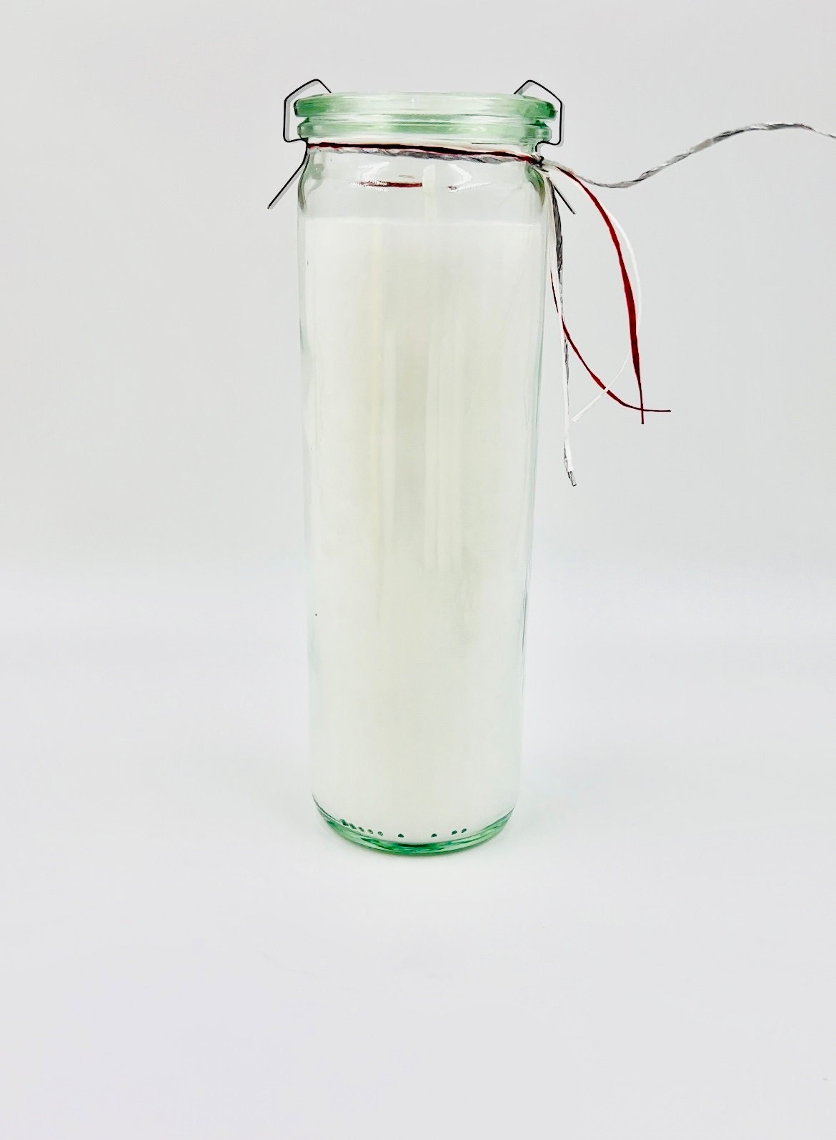 Taufkerze für Mädchen, wunderschöne Kerze zur Taufe, auch als Tischdeko geeignet, Kerze im Glas 6