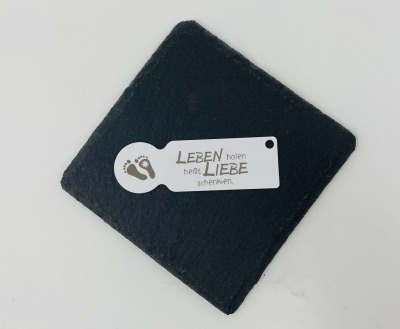 Abschiedsgeschenk für die Hebamme Einkaufswagenlöser lasergraviert Chip für den Einkaufswagen Schlüsselanhänger