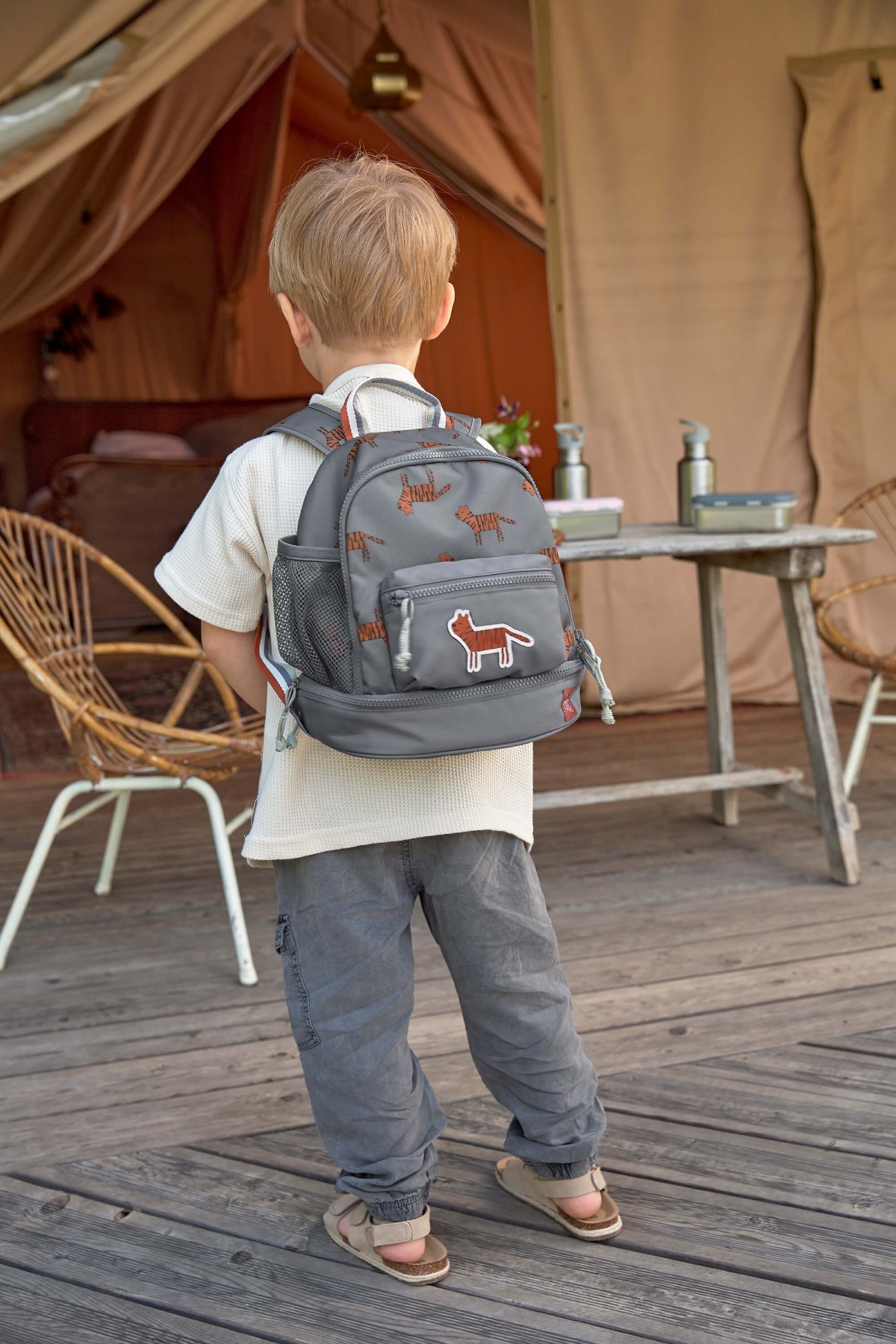 Lässig Kindergartenrucksack - Mini Backpack Safari Tiger 3