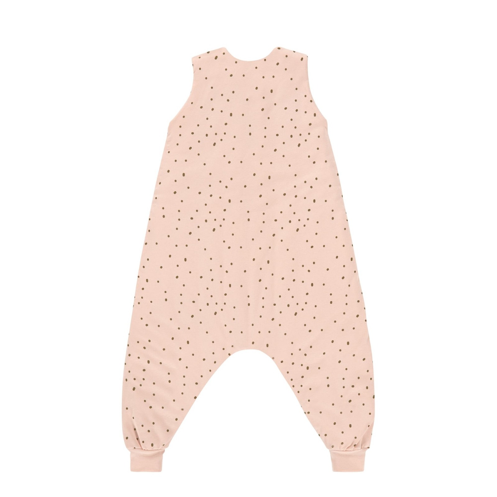 Lässig Schlaf Jumpsuit Sleeping Jumper Dots powder pink 3