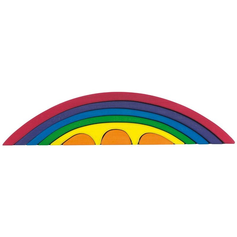 Brücken-Set 8 teilig, regenbogenfarben