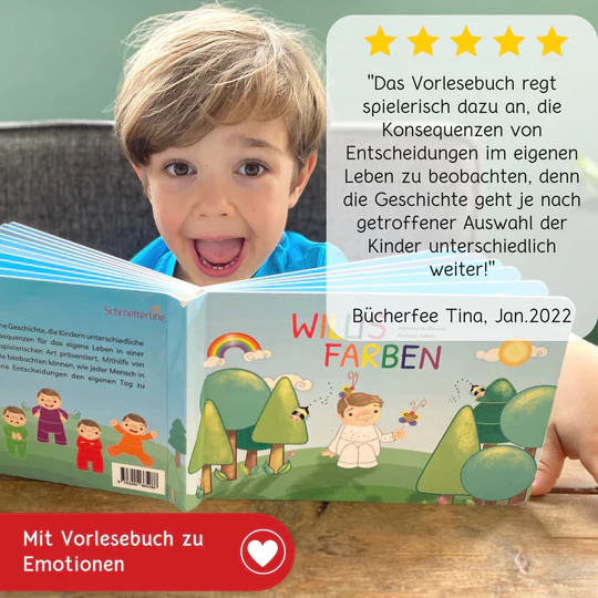 Willis Regenbogenwelt - Premium Regenbogen aus Buchenholz mit Holzfiguren und Kinderbuch 3