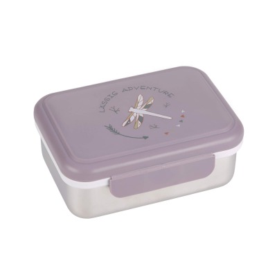 Lässig Kinder Brotdose Edelstahl - Lunchbox Libelle