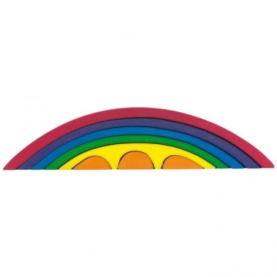 Brücken-Set 8 teilig, regenbogenfarben - Brücken-Set 8 teilig, regenbogenfarben