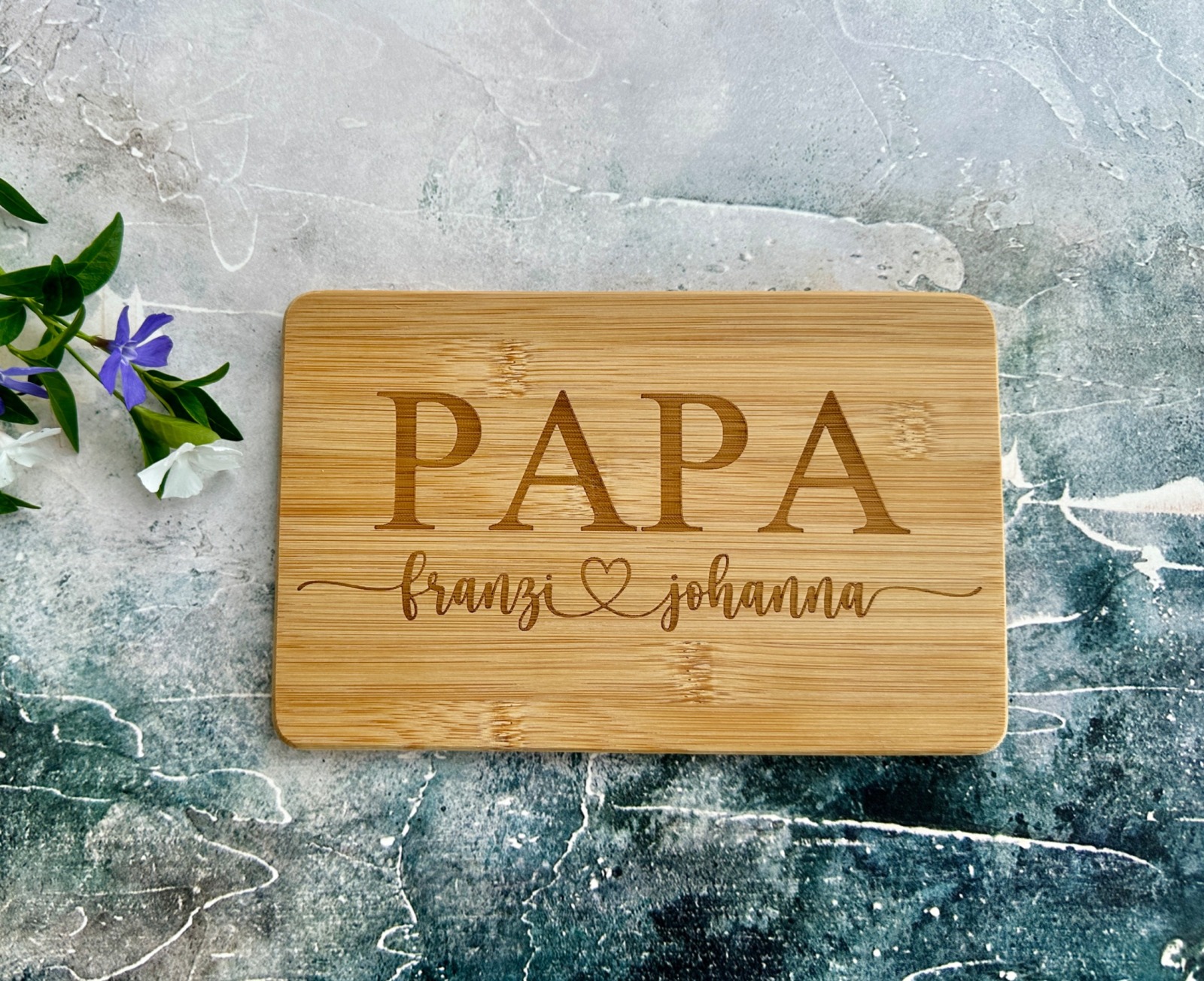 Frühstücksbrett | Schneidebrett Geschenk Oma Opa Mama Papa Name Kinder Enkelkinder 5