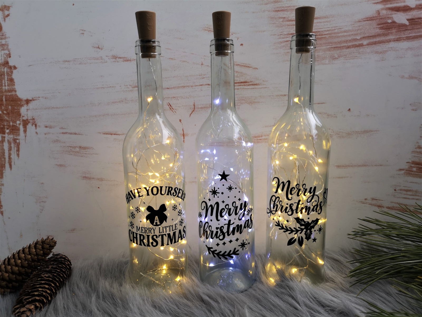 Merry Christmas Leuchtflasche als Weihnachtsgeschenk 2