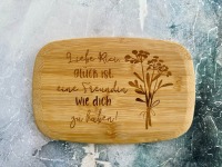 Frühstücksbrett | Schneidebrett | Brotzeitbrett Geschenk Freundin 3