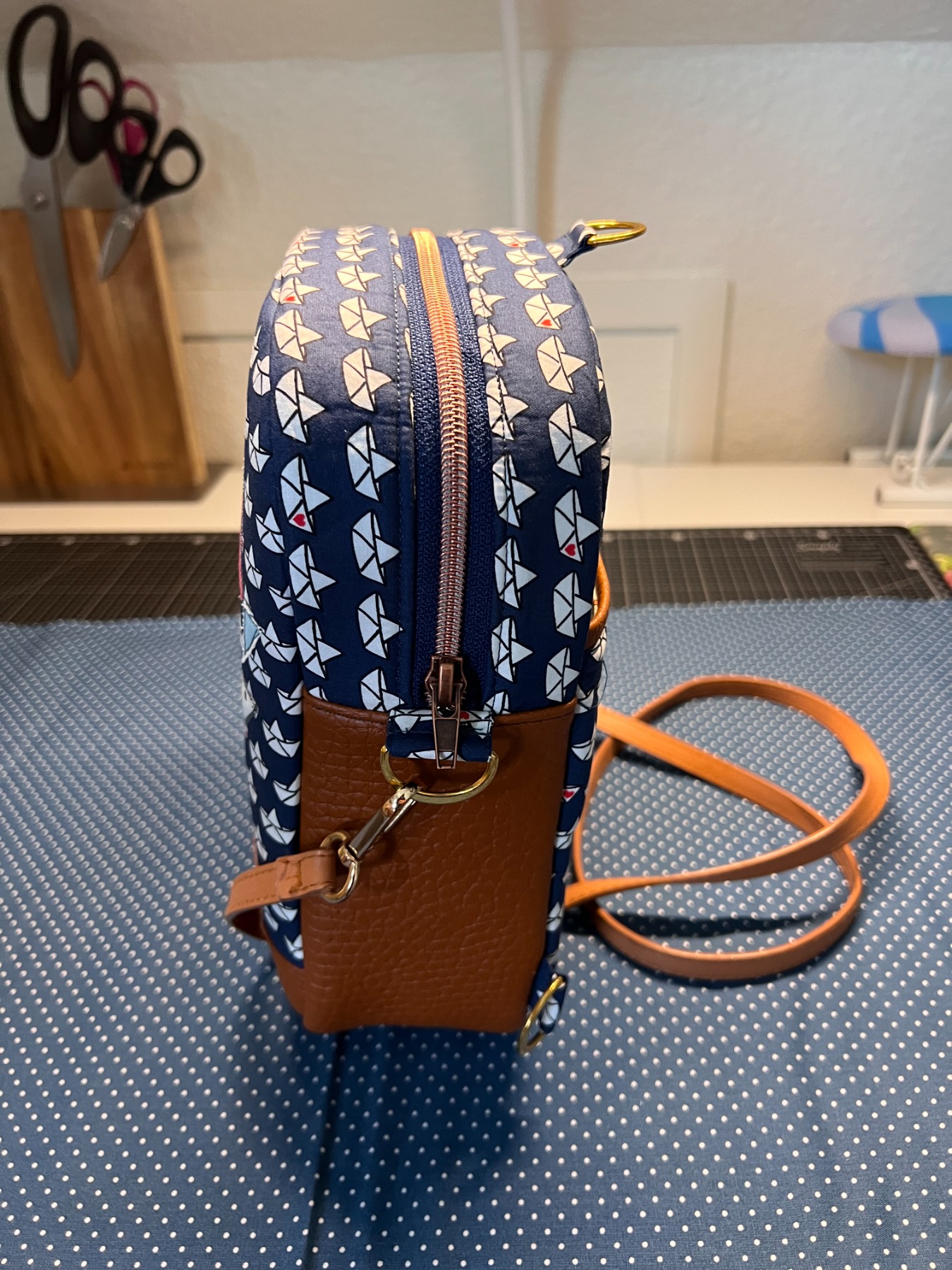 Tasche Pebble / Maritim / Unikat / Rucksack / Slingbag / Bodybag / Crossbag 3