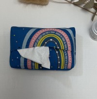 Regenbogen - Taschentuchfresser / Taschentuchbehälter für unterwegs / Tatüta 6