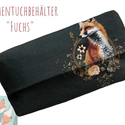 Fuchs - Taschentuchfresser / Taschentuchbehälter für unterwegs / Tatüta - Fuchs